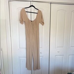Chic Beige Jumpsuit